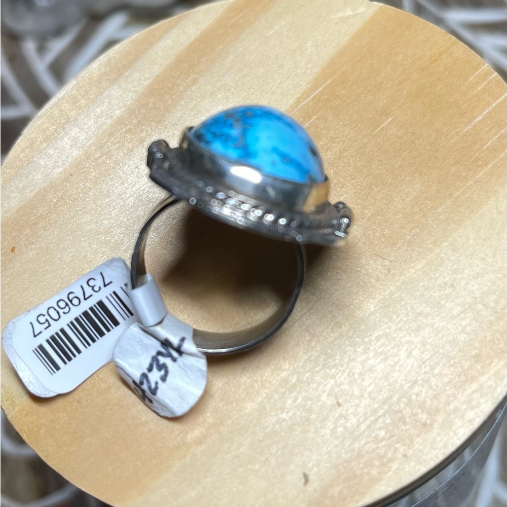 Silver Turquoise Ring - Picture 9 of 11